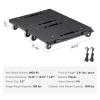 image:imageVEVOR Furniture Moving Dolly 16 x 11in 500 lbs Capacity Furniture Movers Dollies 4 Wheels Portable Moving Rollers Heavy Duty Interlocking Small Flat Dolly Cart for Heavy Furniture 2 Pack Black