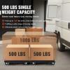 image:imageVEVOR Furniture Moving Dolly 16 x 11in 500 lbs Capacity Furniture Movers Dollies 4 Wheels Portable Moving Rollers Heavy Duty Interlocking Small Flat Dolly Cart for Heavy Furniture 2 Pack Black