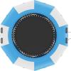 image:imageVEVOR Inflatable Water Bouncer 15ft Recreational Water Trampoline Portable Bounce Swim Platform with 3Step Ladder amp Electric Air Pump Kids Adults Floating Rebounder for Pool Lake Water Sports10ft Bluewhite