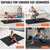 image:imageVEVOR Large Exercise Mat 12x610x69x68x68x57x56x4 7mm Extra Thick Non Slip High Density Premium Workout Mat Exercise Yoga Mat for Men amp Women Fitness amp Exercise Mat with Bag amp Carry Strap for All Types of Home Yoga Pilate amp Floor WorkoutExercise Mat