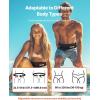 image:imageVEVOR Manual Inflatable Belt Pack for Adults 105N Buoyancy Over 80 Pounds and Up to 59 in Waist Adjustable Inflatable PFD Waist for SUP Paddelboarding Kayaking CO2 Cylinder Not IncludedBlack