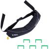 image:imageVEVOR Manual Inflatable Belt Pack for Adults 105N Buoyancy Over 80 Pounds and Up to 59 in Waist Adjustable Inflatable PFD Waist for SUP Paddelboarding Kayaking CO2 Cylinder Not IncludedBlack