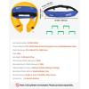 image:imageVEVOR Manual Inflatable Belt Pack for Adults 105N Buoyancy Over 80 Pounds and Up to 59 in Waist Adjustable Inflatable PFD Waist for SUP Paddelboarding Kayaking CO2 Cylinder Not IncludedBlue