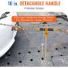 image:imageVEVOR Ratchet Chain Binder 51638 Heavy Duty Load Binders with G80 Hooks 7100 lbs Secure Load Limit Laborsaving Antiskid Handle Tie Down Hauling Chain Binders for Flatbed Truck Trailer 4 P