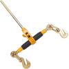 image:imageVEVOR Ratchet Chain Binder 51638 Heavy Duty Load Binders with G80 Hooks 7100 lbs Secure Load Limit Laborsaving Antiskid Handle Tie Down Hauling Chain Binders for Flatbed Truck Trailer 4 P