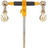image:imageVEVOR Ratchet Chain Binder 51638 Heavy Duty Load Binders with G80 Hooks 7100 lbs Secure Load Limit Laborsaving Antiskid Handle Tie Down Hauling Chain Binders for Flatbed Truck Trailer 4 P
