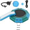 image:imageVEVOR Water Bouncer 10ft Swim Trampoline EasytoCarry Bouncing Platform with Slide Includes 3Step Ladder amp Electric Pump Ideal for Pool amp Lake ActivitiFloating Jump System for Kids amp Adults