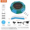 image:imageVEVOR Water Bouncer 10ft Swim Trampoline EasytoCarry Bouncing Platform with Slide Includes 3Step Ladder amp Electric Pump Ideal for Pool amp Lake ActivitiFloating Jump System for Kids amp Adults
