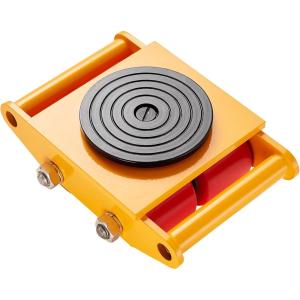 image:imageVEVOR 4PCS Machinery Skates Dollies 17637 lb Heavy Duty Equipment Moving Skates with 4 PU Wheels 360 Rotation NonSlip Cap LowProfile Industrial Mover Rollers for Factory Warehouse Workshop1pack