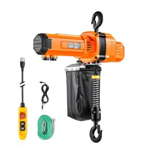 image:imageVEVOR Electric Chain Hoist 2200 lbs Load 20 ft Lifting Height 120V Single Phase Overhead Crane with Chain 328 ft Wireless amp 15 ft Wired Remote Control for Garage Shop and Home2200lbs 10ft