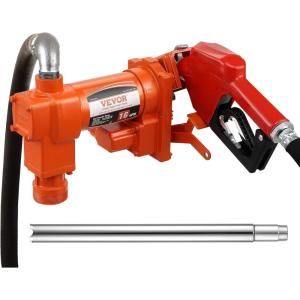 image:imageVEVOR Fuel Transfer Pump 12V DC 20 GPM 14 HP High Flow Cast Iron Gasoline Extractor Pump with Fuel Collection Box Design for Gasoline Diesel Kerosene Ethanol amp Methanol Blends and Biodiesel12V 16GPM with Accessories