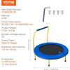 image:imageVEVOR 3FT Trampoline for Kids 36 Trampolines IndoorOutdoor Trampoline for Toddlers Foldable Mini Baby Jump Toy with Foam Handle Recreational Trampolines Birthday Gift for 3 Years KidsBlue