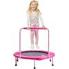 image:imageVEVOR 3FT Trampoline for Kids 36 Trampolines IndoorOutdoor Trampoline for Toddlers Foldable Mini Baby Jump Toy with Foam Handle Recreational Trampolines Birthday Gift for 3 Years KidsPink