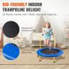 image:imageVEVOR 3FT Trampoline for Kids 36 Trampolines IndoorOutdoor Trampoline for Toddlers Foldable Mini Baby Jump Toy with Foam Handle Recreational Trampolines Birthday Gift for 3 Years KidsBlue