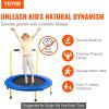 image:imageVEVOR 3FT Trampoline for Kids 36 Trampolines IndoorOutdoor Trampoline for Toddlers Foldable Mini Baby Jump Toy with Foam Handle Recreational Trampolines Birthday Gift for 3 Years KidsBlue