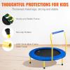 image:imageVEVOR 3FT Trampoline for Kids 36 Trampolines IndoorOutdoor Trampoline for Toddlers Foldable Mini Baby Jump Toy with Foam Handle Recreational Trampolines Birthday Gift for 3 Years KidsBlue