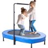 image:imageVEVOR 5FT Trampoline 505556  35 for IndoorOutdoor use for Toddlers Foldable Mini Baby with Foam Handle Recreational Birthday GiftBlue