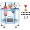 image:imageVEVOR 5FT Trampoline 505556  35 for IndoorOutdoor use for Toddlers Foldable Mini Baby with Foam Handle Recreational Birthday GiftBlue