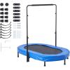 image:imageVEVOR 5FT Trampoline 505556  35 for IndoorOutdoor use for Toddlers Foldable Mini Baby with Foam Handle Recreational Birthday GiftBlue