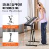 image:imageVEVOR 61 Key Digital Keyboard Piano 200 Tones 200 Rhythms Electric Portable Piano Keyboard Kit with 60 Demo Songs BuiltIn Dual Speakers Headphones Piano Stickers for Beginners LearningPiano 88 Key with Stand