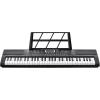 image:imageVEVOR 61 Key Digital Keyboard Piano 200 Tones 200 Rhythms Electric Portable Piano Keyboard Kit with 60 Demo Songs BuiltIn Dual Speakers Headphones Piano Stickers for Beginners LearningPiano 61 Key