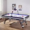 image:imageVEVOR 72 amp 89 Air Hockey Tables wLED Scoreboard 88 3in1 MultiGame Table HockeyBilliardsPing Pong  Includes Pucks Pushers amp All Accessories for Game Room amp Family  for Adult Children Elder89x49 inch