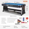 image:imageVEVOR 72 amp 89 Air Hockey Tables wLED Scoreboard 88 3in1 MultiGame Table HockeyBilliardsPing Pong  Includes Pucks Pushers amp All Accessories for Game Room amp Family  for Adult Children Elder87x44 Inch