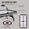 image:imageVEVOR 72 amp 89 Air Hockey Tables wLED Scoreboard 88 3in1 MultiGame Table HockeyBilliardsPing Pong  Includes Pucks Pushers amp All Accessories for Game Room amp Family  for Adult Children Elder89x49 inch