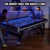image:imageVEVOR 72 amp 89 Air Hockey Tables wLED Scoreboard 88 3in1 MultiGame Table HockeyBilliardsPing Pong  Includes Pucks Pushers amp All Accessories for Game Room amp Family  for Adult Children Elder89x49 inch