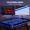 image:imageVEVOR 72 amp 89 Air Hockey Tables wLED Scoreboard 88 3in1 MultiGame Table HockeyBilliardsPing Pong  Includes Pucks Pushers amp All Accessories for Game Room amp Family  for Adult Children Elder89x49 inch