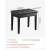 image:imageVEVOR Piano Bench 295 x 14 x 19 Duet Keyboard Piano Chair with HighDensity Padded Cushion Storage Compartment for Music Books Wooden Piano Bookcase Stool Seat for Vanity and Living Room22 x 1378 x 19