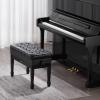 image:imageVEVOR Piano Bench 295 x 14 x 19 Duet Keyboard Piano Chair with HighDensity Padded Cushion Storage Compartment for Music Books Wooden Piano Bookcase Stool Seat for Vanity and Living Room295 x 14 x 203