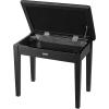 image:imageVEVOR Piano Bench 295 x 14 x 19 Duet Keyboard Piano Chair with HighDensity Padded Cushion Storage Compartment for Music Books Wooden Piano Bookcase Stool Seat for Vanity and Living Room22 x 1378 x 19
