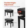 image:imageVEVOR Piano Bench 295 x 14 x 19 Duet Keyboard Piano Chair with HighDensity Padded Cushion Storage Compartment for Music Books Wooden Piano Bookcase Stool Seat for Vanity and Living Room22 x 13 x 193