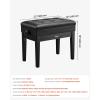 image:imageVEVOR Piano Bench 295 x 14 x 19 Duet Keyboard Piano Chair with HighDensity Padded Cushion Storage Compartment for Music Books Wooden Piano Bookcase Stool Seat for Vanity and Living Room22 x 13 x 193
