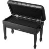 image:imageVEVOR Piano Bench 295 x 14 x 19 Duet Keyboard Piano Chair with HighDensity Padded Cushion Storage Compartment for Music Books Wooden Piano Bookcase Stool Seat for Vanity and Living Room295 x 14 x 203