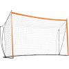 image:imageVEVOR Portable Soccer Goal 12 x 6 ft Large Practice Soccer Net Steel Fiberglass Structure Training Goal Set with Carry Bag AllWeather Outdoor Use for Backyards Parks School FieldsFiberglass Rod Triangle