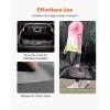 image:imageVEVOR Portable Soccer Goal 12 x 6 ft Large Practice Soccer Net Steel Fiberglass Structure Training Goal Set with Carry Bag AllWeather Outdoor Use for Backyards Parks School FieldsFiberglass Rod Triangle