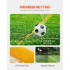 image:imageVEVOR Portable Soccer Goal 12 x 6 ft Large Practice Soccer Net Steel Fiberglass Structure Training Goal Set with Carry Bag AllWeather Outdoor Use for Backyards Parks School FieldsFiberglass Rod Cube