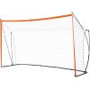 image:imageVEVOR Portable Soccer Goal 12 x 6 ft Large Practice Soccer Net Steel Fiberglass Structure Training Goal Set with Carry Bag AllWeather Outdoor Use for Backyards Parks School FieldsFiberglass Rod Triangle