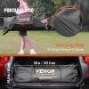 image:imageVEVOR Portable Soccer Goal 12 x 6 ft Large Practice Soccer Net Steel Fiberglass Structure Training Goal Set with Carry Bag AllWeather Outdoor Use for Backyards Parks School Fields12x6 ft PVC