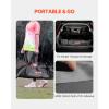 image:imageVEVOR Portable Soccer Goal 12 x 6 ft Large Practice Soccer Net Steel Fiberglass Structure Training Goal Set with Carry Bag AllWeather Outdoor Use for Backyards Parks School FieldsFiberglass Rod Cube