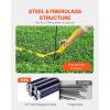 image:imageVEVOR Portable Soccer Goal 12 x 6 ft Large Practice Soccer Net Steel Fiberglass Structure Training Goal Set with Carry Bag AllWeather Outdoor Use for Backyards Parks School FieldsFiberglass Rod Cube