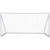 image:imageVEVOR Portable Soccer Goal 12 x 6 ft Large Practice Soccer Net Steel Fiberglass Structure Training Goal Set with Carry Bag AllWeather Outdoor Use for Backyards Parks School Fields12x6 ft PVC