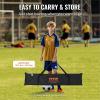 image:imageVEVOR Soccer Rebound Trainer Iron Soccer Training Equipment Sports Football Rebounder Wall DoubleSided Rebounding Net Easy Assembly Perfect for Backyard Practicing Solo Training Passing12x6ft