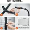 image:imageVEVOR Soccer Rebound Trainer Iron Soccer Training Equipment Sports Football Rebounder Wall DoubleSided Rebounding Net Easy Assembly Perfect for Backyard Practicing Solo Training Passing12x6ft