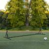 image:imageVEVOR Soccer Rebound Trainer Iron Soccer Training Equipment Sports Football Rebounder Wall DoubleSided Rebounding Net Easy Assembly Perfect for Backyard Practicing Solo Training Passing12x6ft