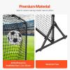 image:imageVEVOR Soccer Rebound Trainer Iron Soccer Training Equipment Sports Football Rebounder Wall DoubleSided Rebounding Net Easy Assembly Perfect for Backyard Practicing Solo Training Passing6x4ft