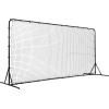 image:imageVEVOR Soccer Rebound Trainer Iron Soccer Training Equipment Sports Football Rebounder Wall DoubleSided Rebounding Net Easy Assembly Perfect for Backyard Practicing Solo Training Passing12x6ft