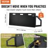image:imageVEVOR Soccer Rebounder Board Portable Soccer Wall with 2 Angles Rebound Foldable HDPE Kickback Rebound Board Soccer Training Equipment for Kids and Adults Passing amp Shooting Practice45x18